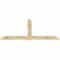 Ekena Millwork Eugene Rough Sawn Timber Gable Bracket, Douglas Fir, 84"W x 42"H x 2"D x 6"F, 12/12 Pitch GBW084X42X0206EUG00RDF - alternate 2